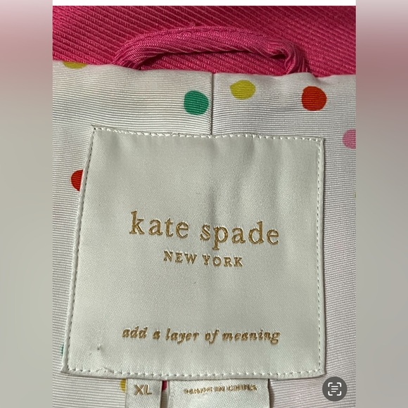 COPY - Kate Spade NY fuchsia pink blazer/jacket size XL . Like new - Picture 13 of 13
